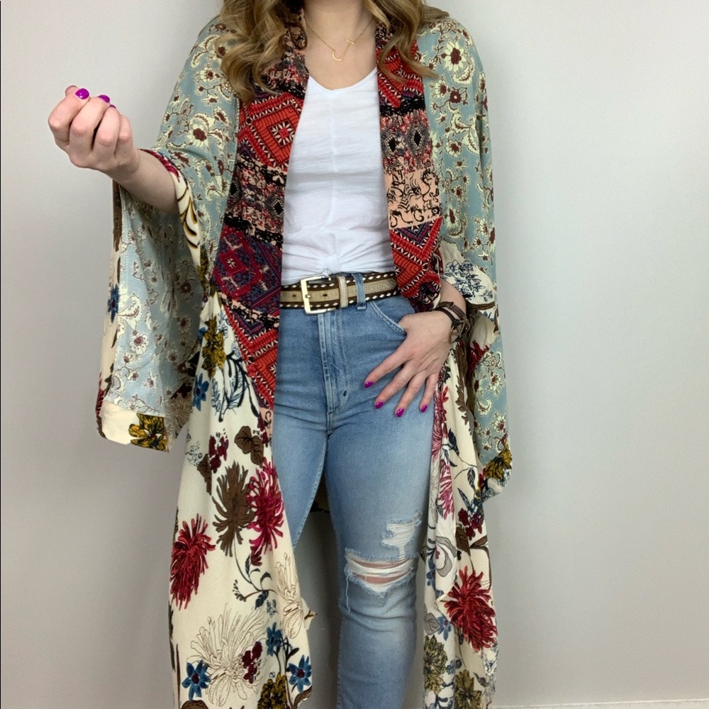 Boho Blooms Kimono